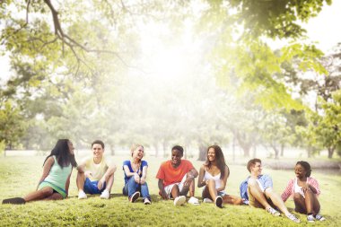 Öğrenciler takım tatil kavramı
