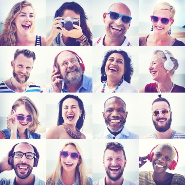 Dostluk Beach kavramı yapıştırma