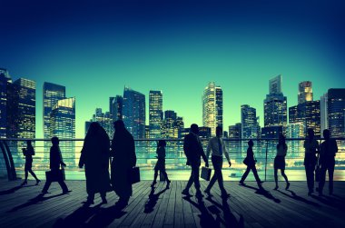 yürüyüş iş adamları