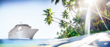 Cruise gemi Beach yakınındaki