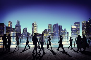 yürüyüş iş adamları