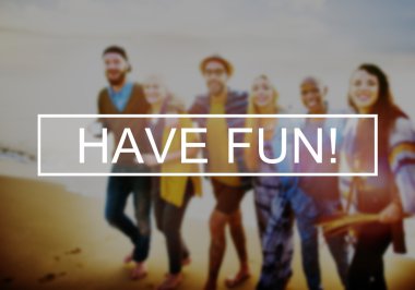 Eğlenceli metin ve dostluk kavramı var