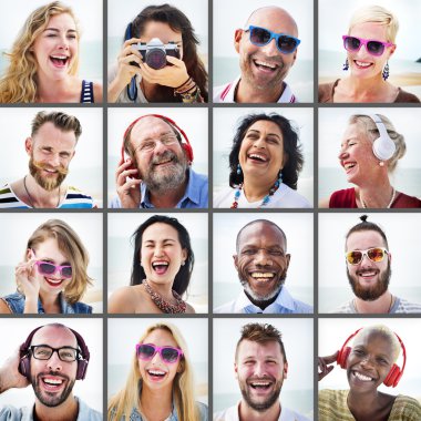 Dostluk Beach kavramı yapıştırma