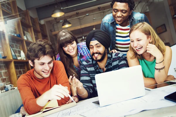 Group of Designers Planning Interior — Stock Photo, Image