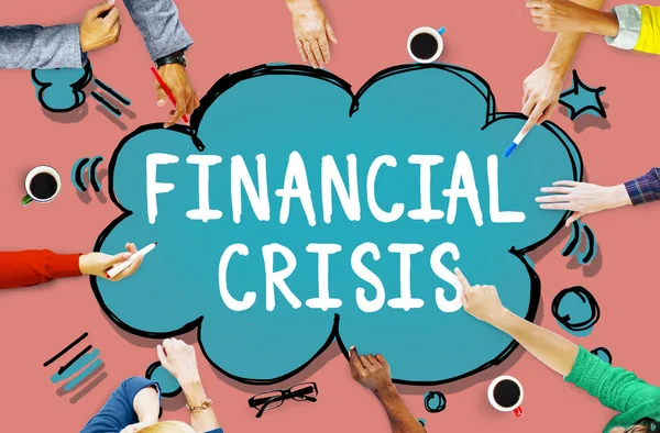 Financial Crisis Bankruptcy — Stock Photo, Image