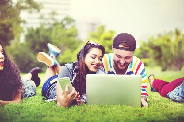 Amigos Hablando, Concepto de Comunicación — Foto de Stock