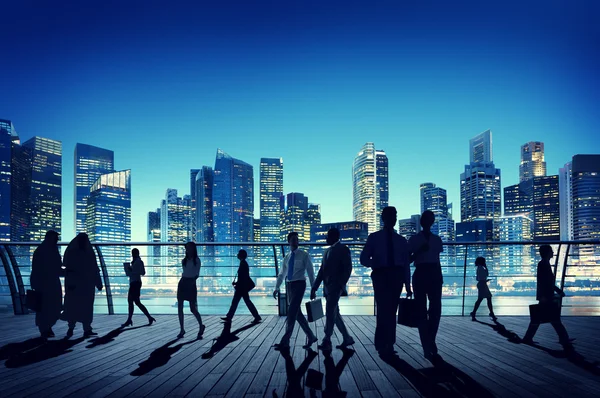 Business People walking — Stock Photo, Image