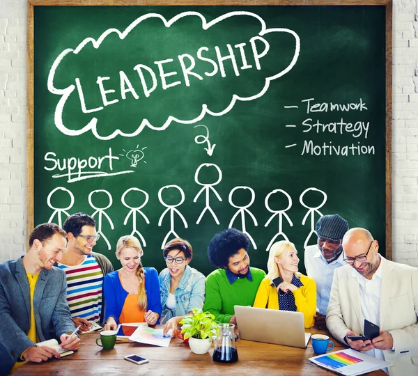 领导力和伙伴关系的概念 — 图库照片