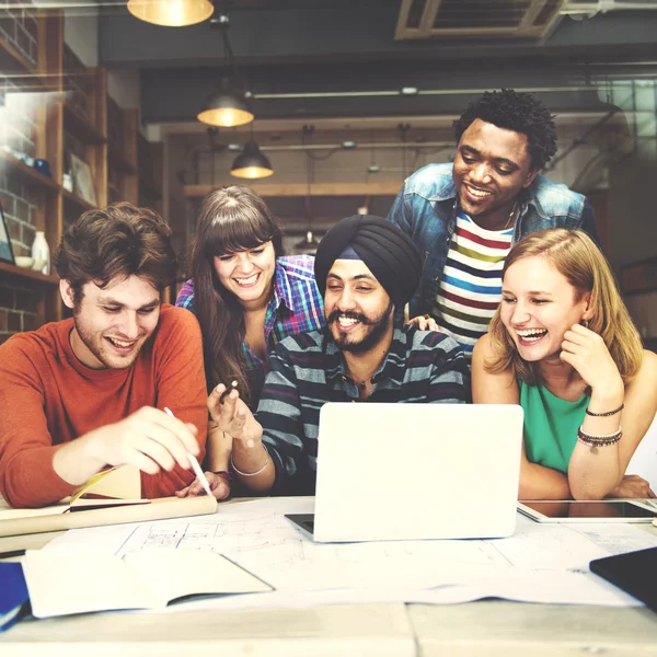 Gruppo di progettisti Progettazione Interni — Foto Stock