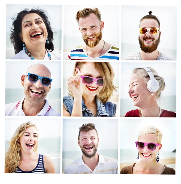 Retrato de amigos, conceito de alteridade — Fotografia de Stock