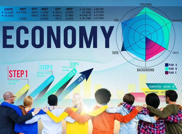Economy Finance Bookkeeping Concept — Stock Photo, Image