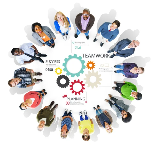 Teamwork Team Partnership Concept — Stock Photo, Image