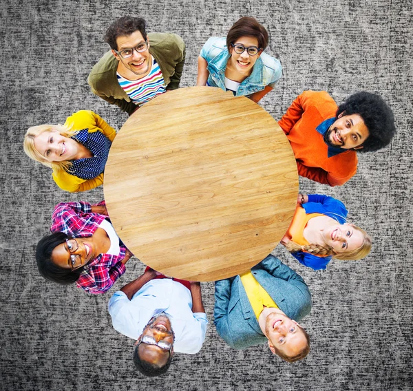 Diversiteit groep mensen, saamhorigheid Concept — Stockfoto