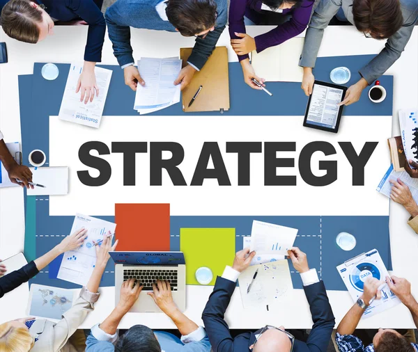 Strategie Plan Marketing Concept — Stockfoto