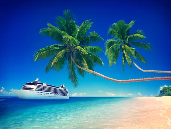 Conceito Tropical Paradise Cruise — Fotografia de Stock