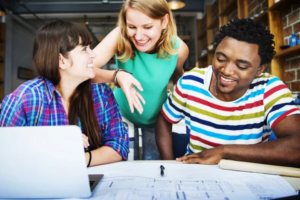 Architects Working together at office — Stock Photo, Image