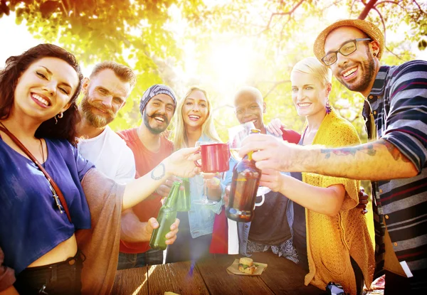 Party or Picnic with Friends Concept — Stock Photo, Image