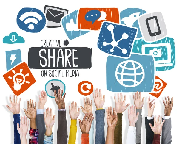 Social Media Networking Concept — Stock Photo, Image