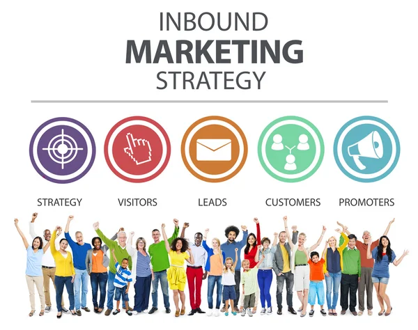 Concepto de Inbound Marketing — Foto de Stock