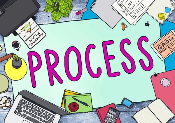 Concepto de proceso y sistema —  Fotos de Stock