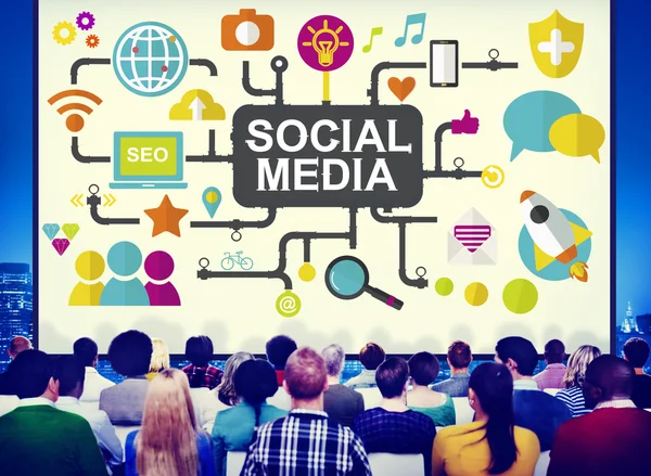 Social Media i Social Networking koncepcja — Zdjęcie stockowe