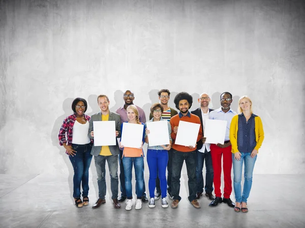 Concepto de Convivencia de Personas Casuales — Foto de Stock