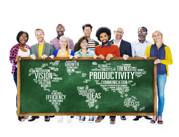 Produktivitet, World Vision affärsidé — Stockfoto