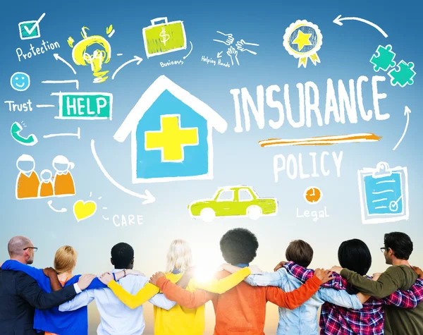 Diversity People, Insurance Policy Teamwork — Stock Photo, Image