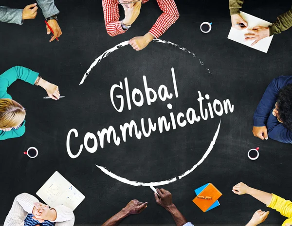 Conexión de comunicación global — Foto de Stock