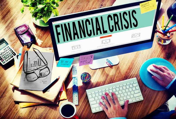 Krisen och konkurs koncept — Stockfoto