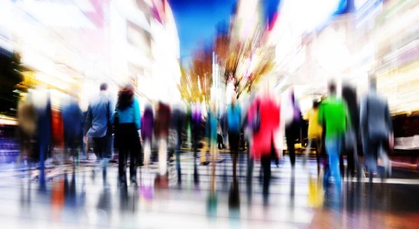 Mensen uit het bedrijfsleven lopen — Stockfoto