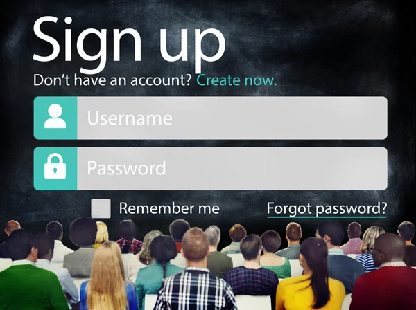 Web sayfası kavramı içinde üye ol