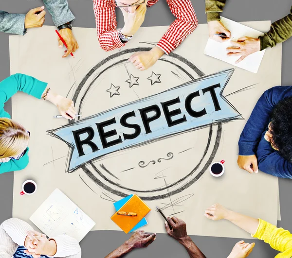 Respekt ärlighet koncept — Stockfoto