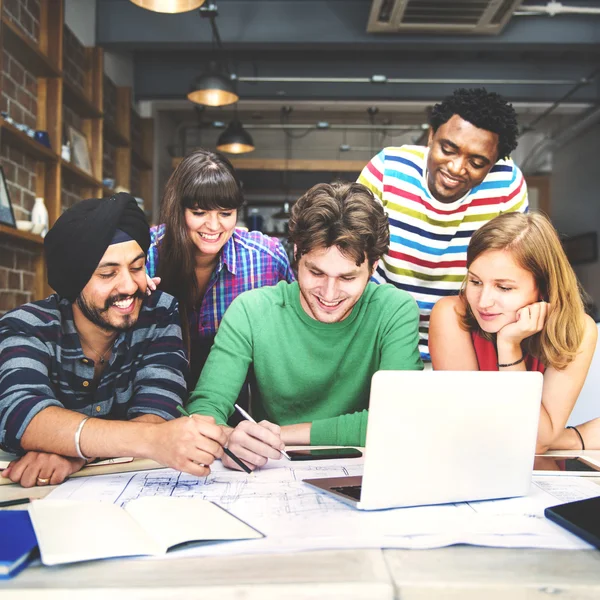 Architects Working together at office — Stock Photo, Image