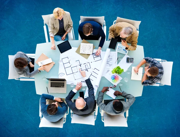 Architects and Engineers on Meeting — Stock Photo, Image