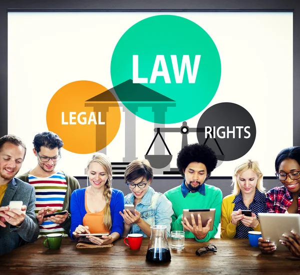 Hukuk yasal hakları kavramı — Stok fotoğraf
