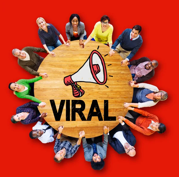 Concepto de Marketing Viral — Foto de Stock