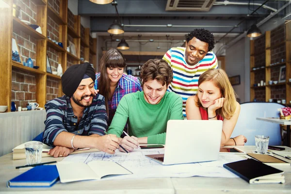 Group of Designers Planning Interior — Stock Photo, Image