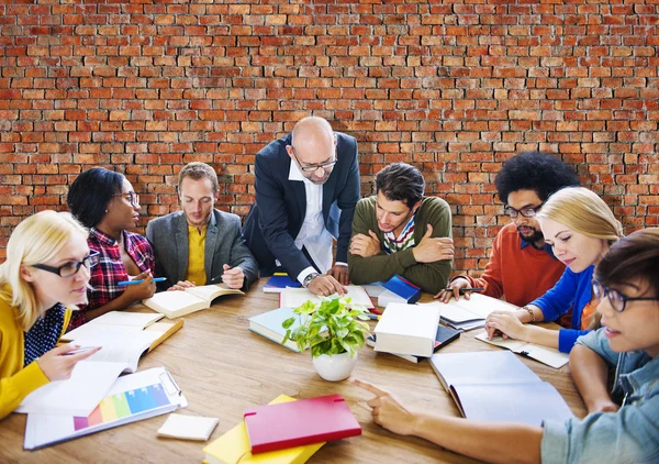 Connessione aziendale, Concetto di discussione — Foto Stock