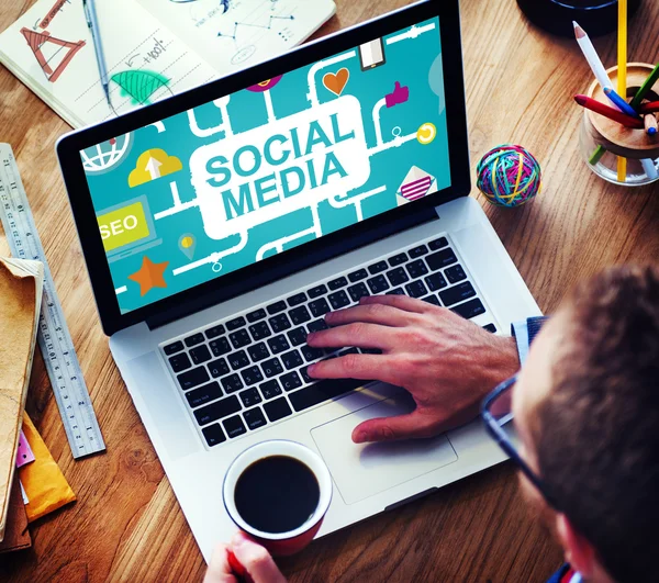 Social Media and Social Networking Concept — Stock Photo, Image
