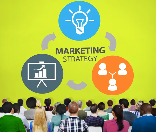 Concepto de estrategia de marketing — Foto de Stock