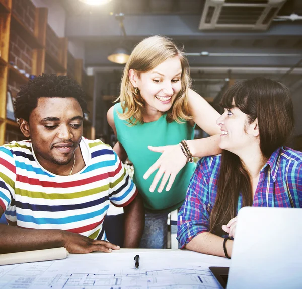 Architects Working together at office — Stock Photo, Image