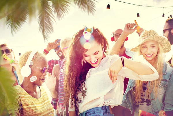 Amistad Bailando Concepto de Felicidad — Foto de Stock