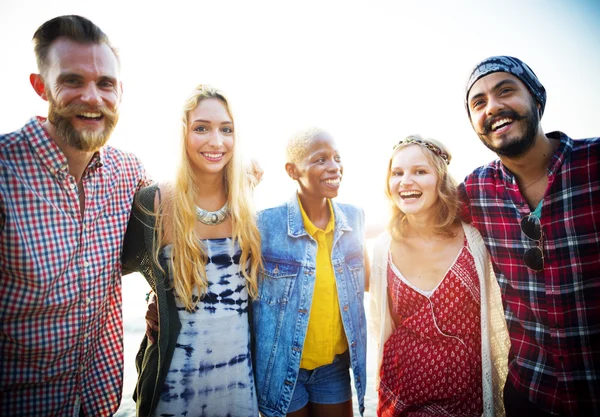 Konzept Freundschaft und Glück — Stockfoto