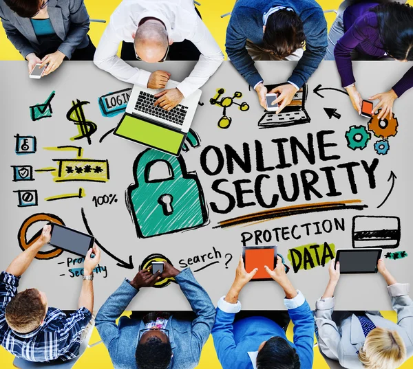 Concepto de seguridad online —  Fotos de Stock