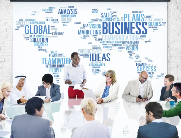 Team discussion Business Planning Strategy — Stock Photo, Image