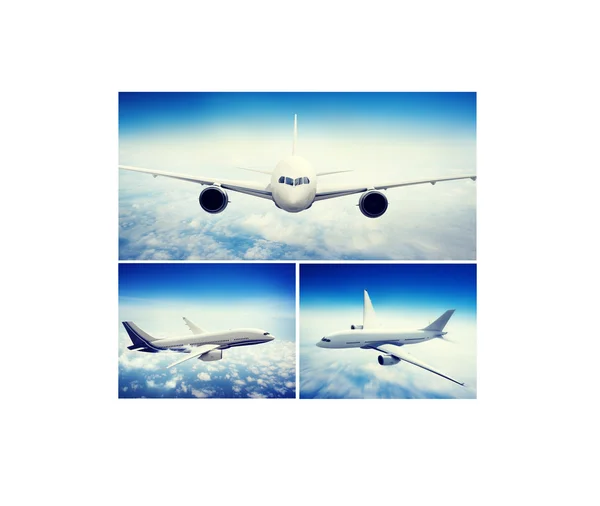 Літак Skyline концепції — стокове фото
