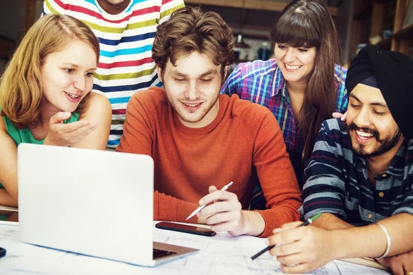 Architects Working together at office — Stock Photo, Image