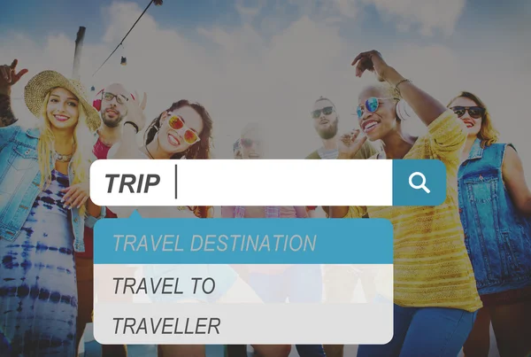 Meg utazás, vagy nyaralás-koncepció — Stock Fotó