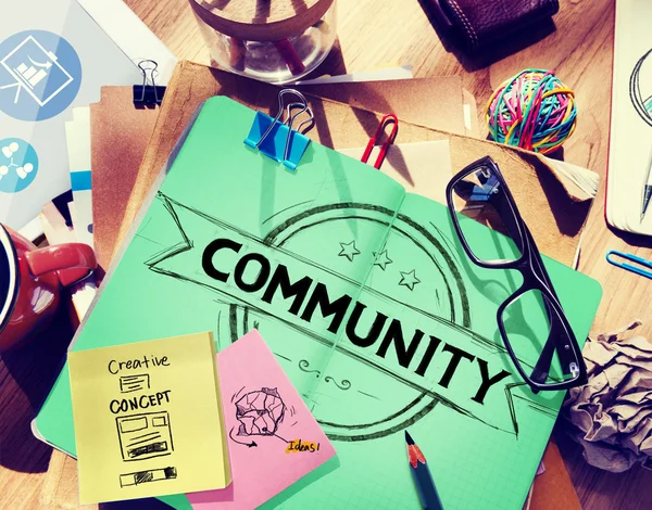 Community, Concetto di connessione alla diversità — Foto Stock